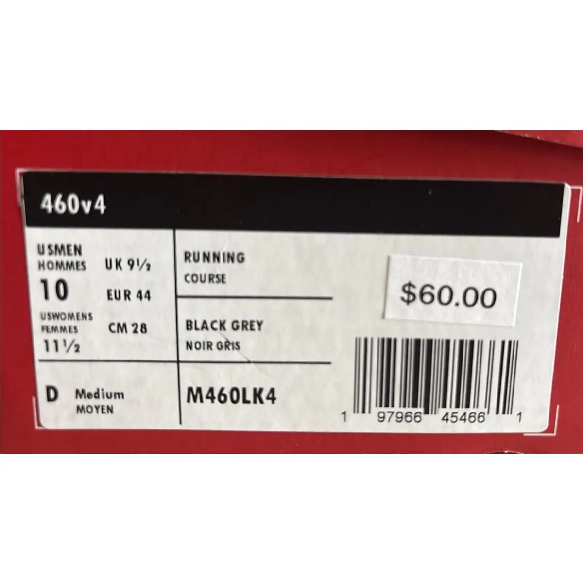 New Balance shoes - New Balance 460 - M460LK4 - Black (UPC: 0197966454661) 3