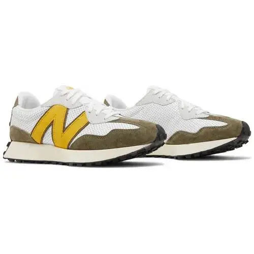 New Balance shoes - New Balance 327 - MS327PO - White Olive Yellow - U60 - MS327PO 0