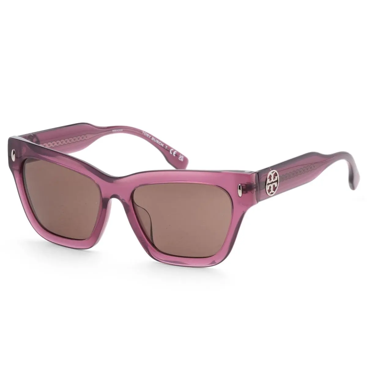 Tory Burch Women`s 54mm Berry Transparent Sunglasses TY7208U-317973-54