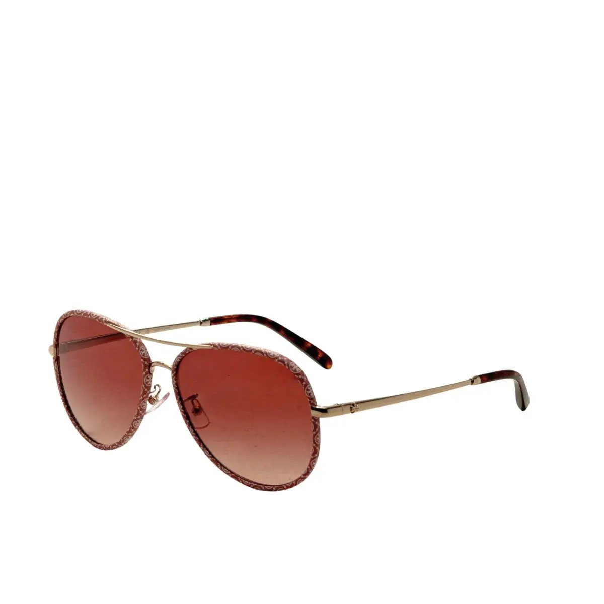 Women`s 58mm Light Gold Brown Wrap Sunglasses TY6114-336013-58 by Tory Burch