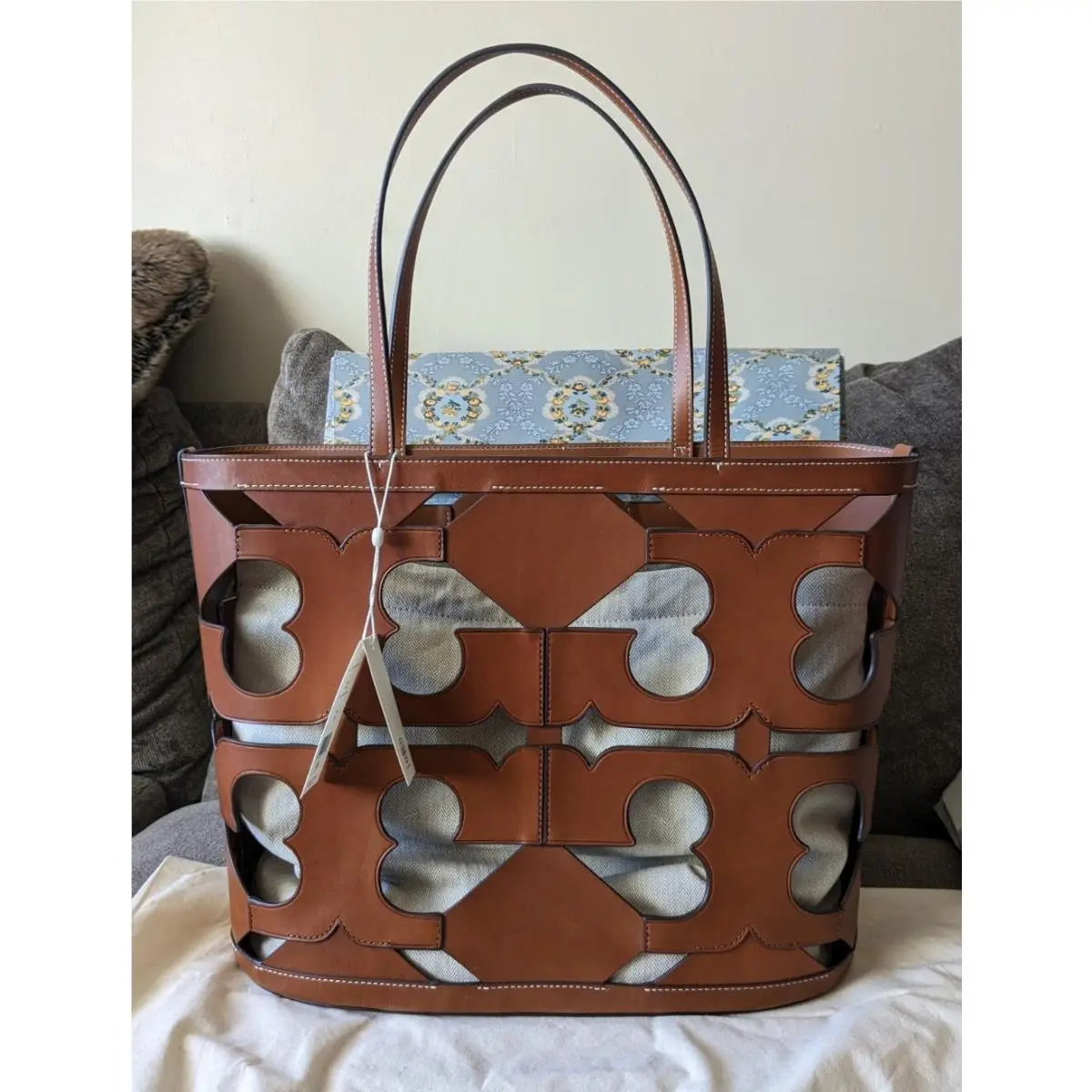 Tory Burch Ella Logo Tote