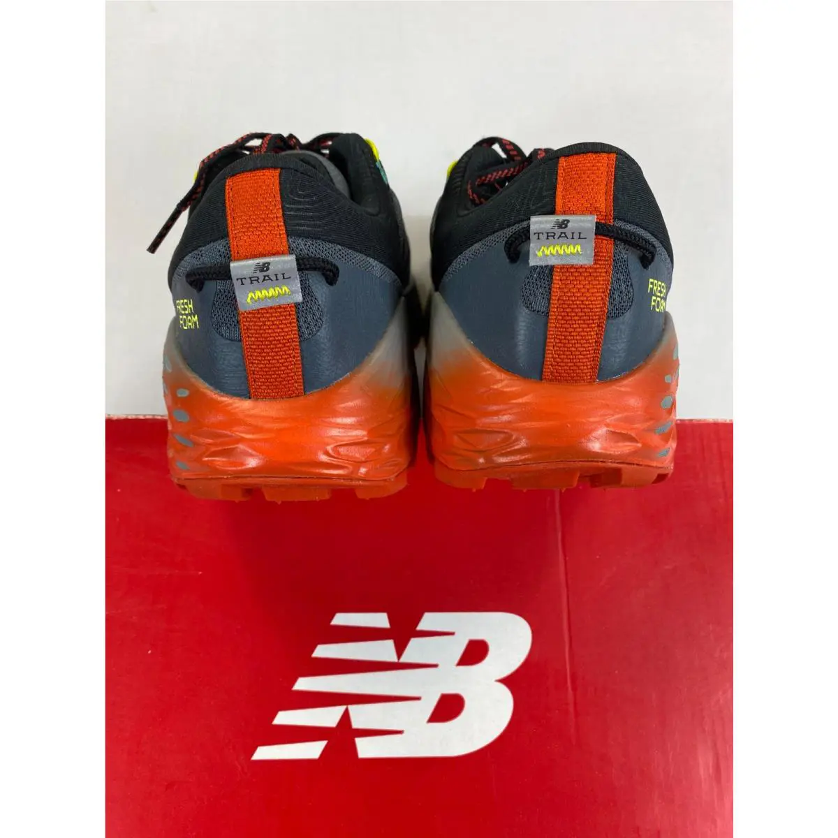 New Balance shoes - New Balance Fresh Foam More Trail - Black/Grey/Orange/Yellow/Teal (UPC: 194389955843) 4