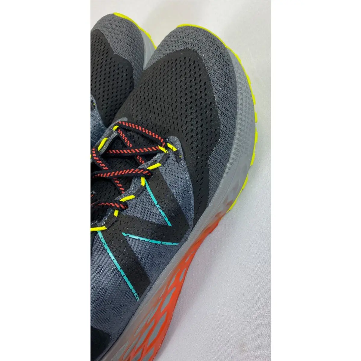 New Balance shoes - New Balance Fresh Foam More Trail - Black/Grey/Orange/Yellow/Teal (UPC: 194389955843) 5