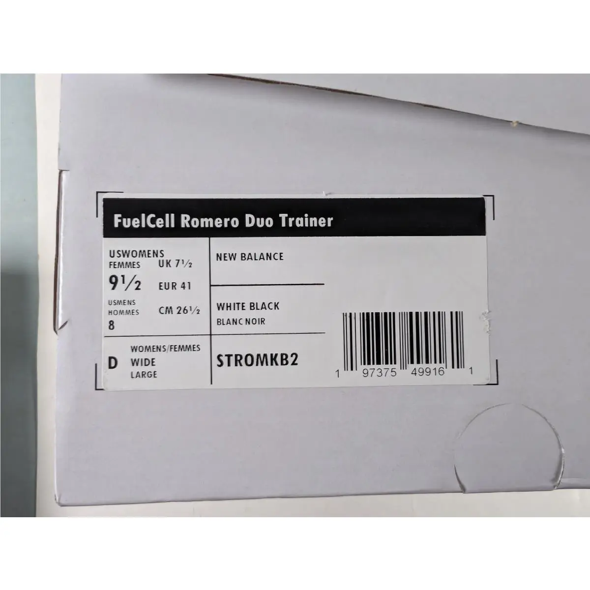 New Balance shoes - Romero Duo - Romero Duo - White Black 4