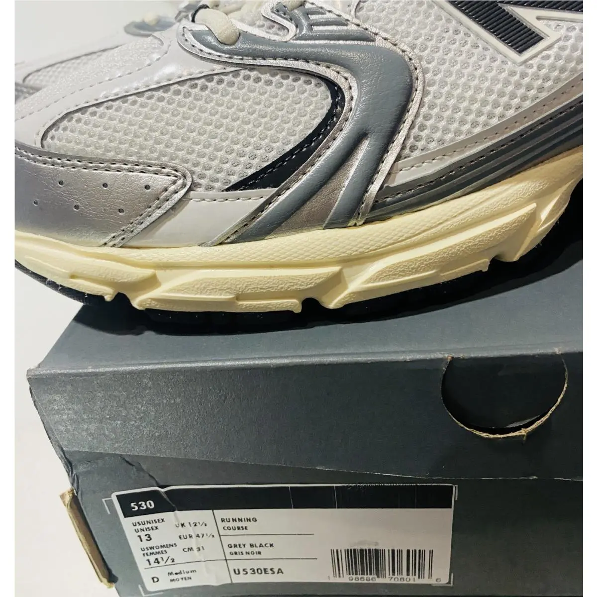 New Balance shoes - New Balance 530 - U530ESA - Silver (UPC: 0198686706016) 5
