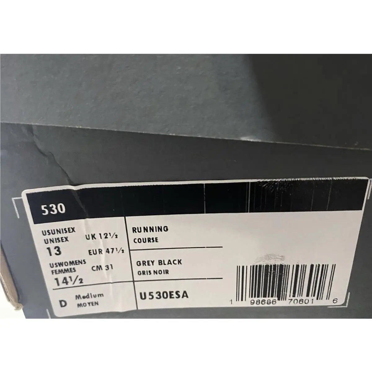 New Balance shoes - New Balance 530 - U530ESA - Silver (UPC: 0198686706016) 6