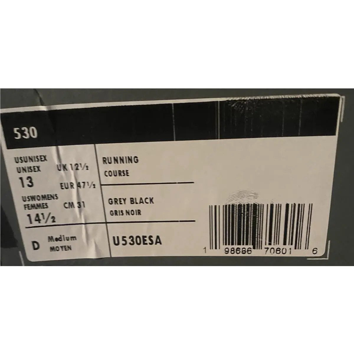New Balance shoes - New Balance 530 - U530ESA - Silver (UPC: 0198686706016) 7