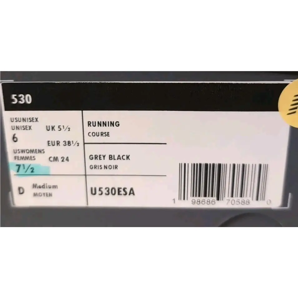 New Balance shoes - 530 - U530ESA - White 4