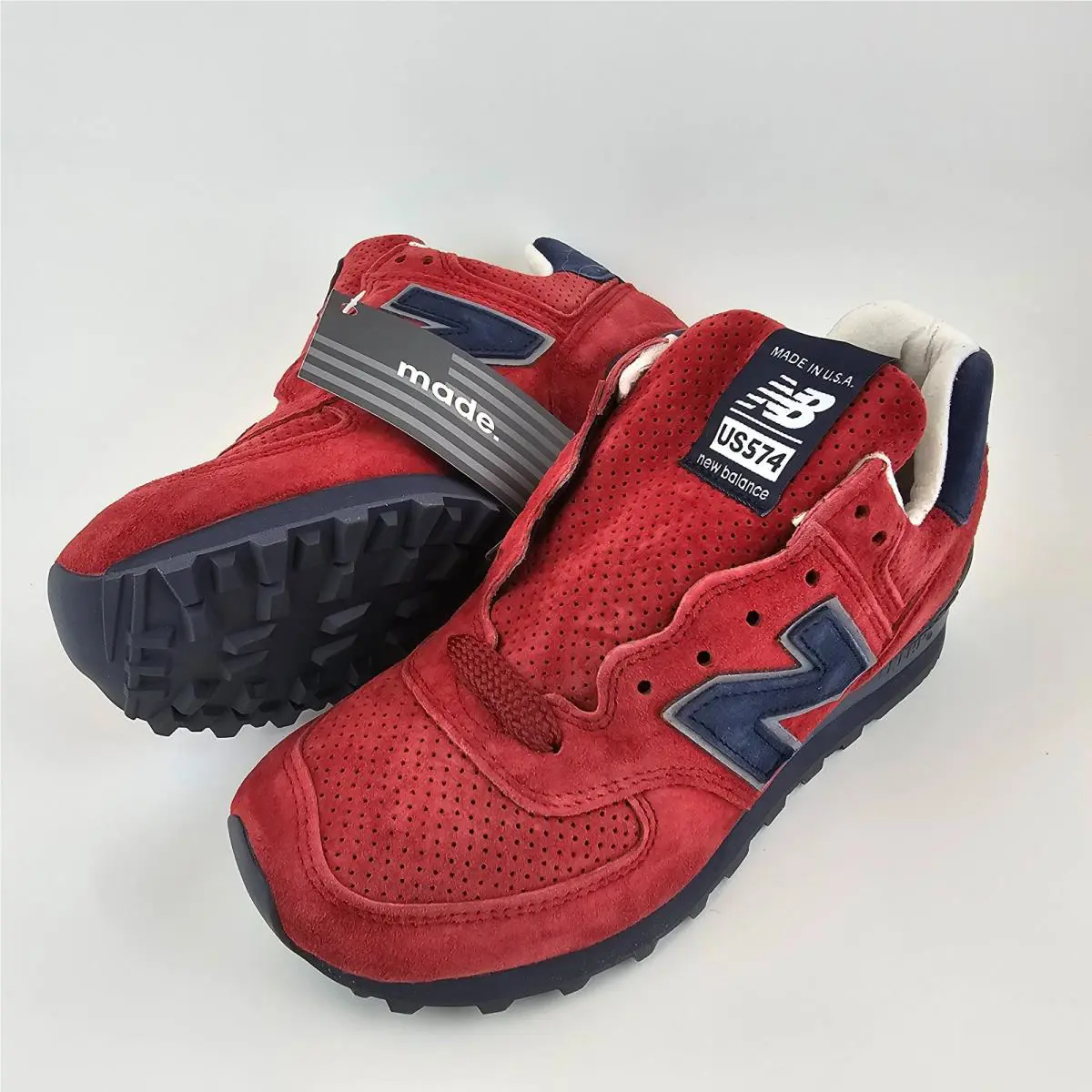 New Balance shoes - New Balance 574 - US574XAD - Red (UPC: 191264428935) 0