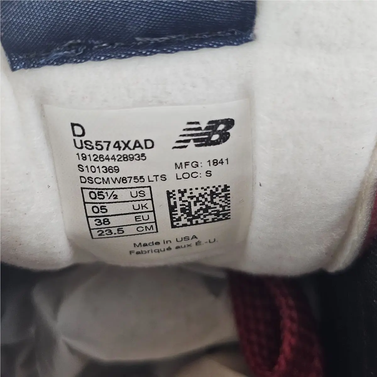 New Balance shoes - New Balance 574 - US574XAD - Red (UPC: 191264428935) 10