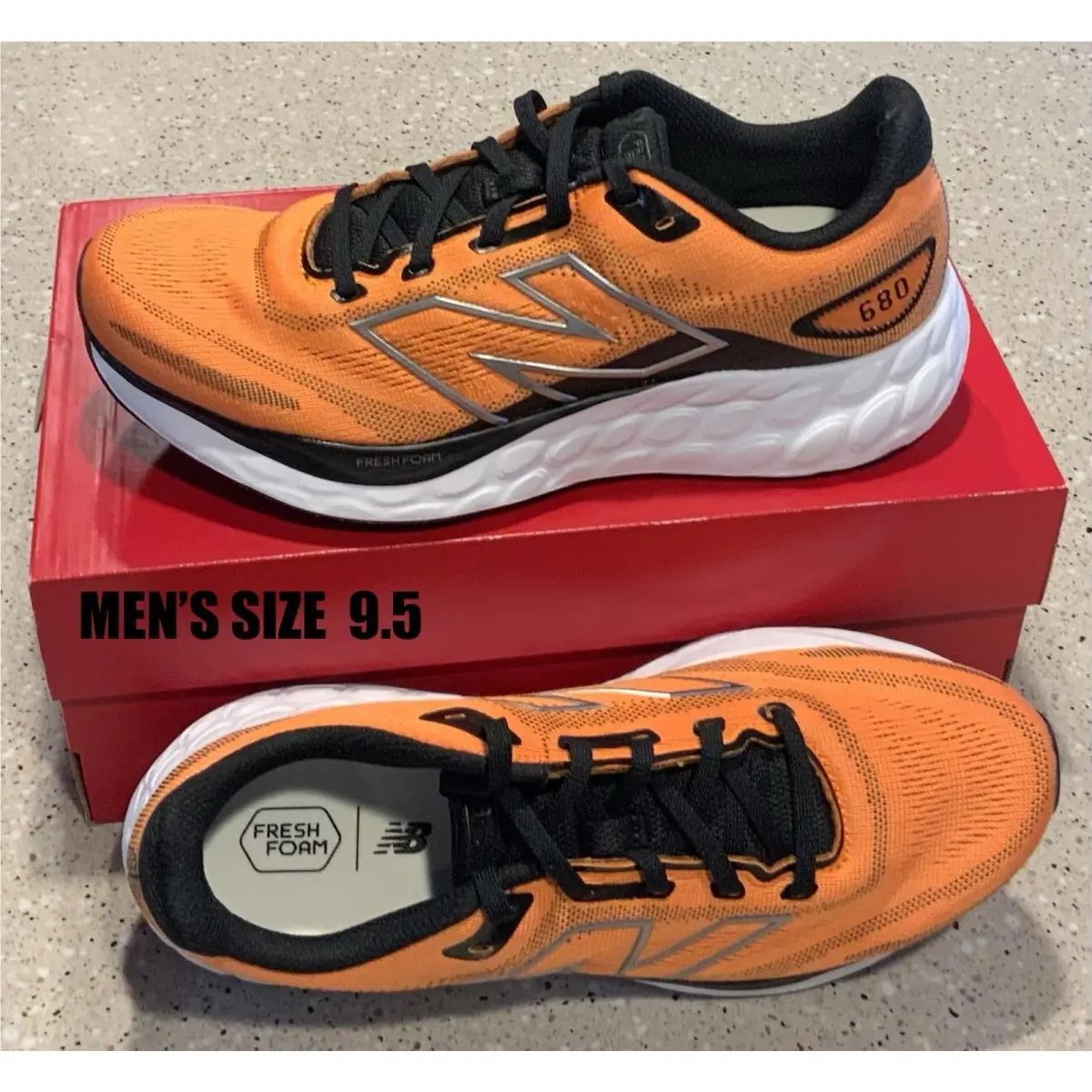 New Balance Men`s 680 v8 M680RO8 Medium Width Running Shoes