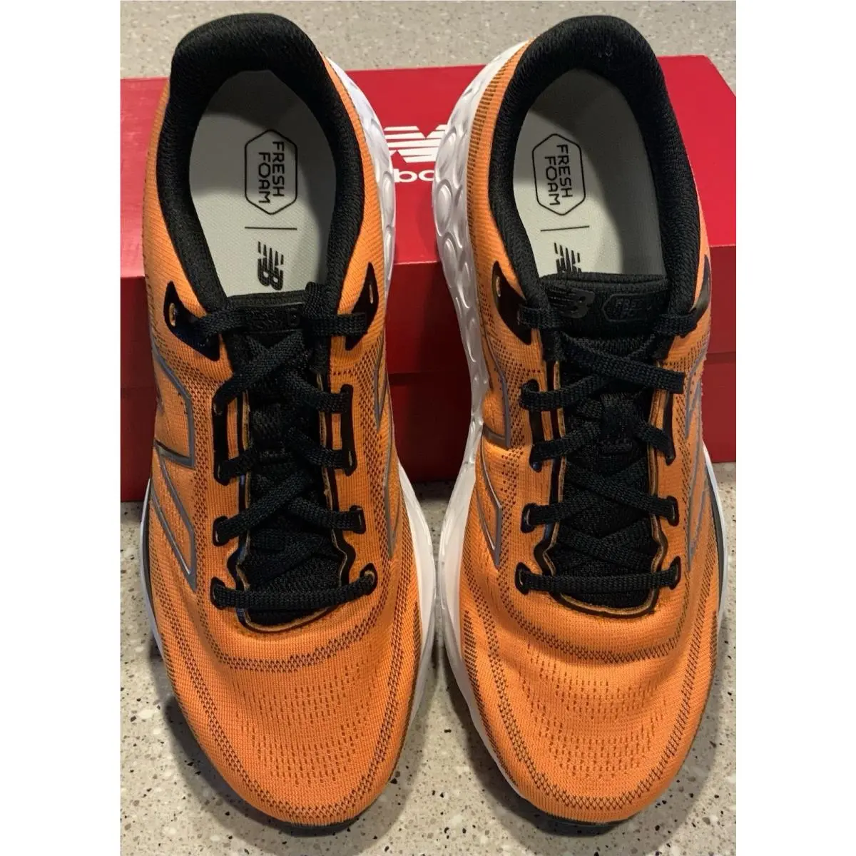 New Balance shoes - New Balance 680 - M680RO8 - Sizzle (Orange) / Black / Dark Silver Metallic (UPC: 197968088949) 1