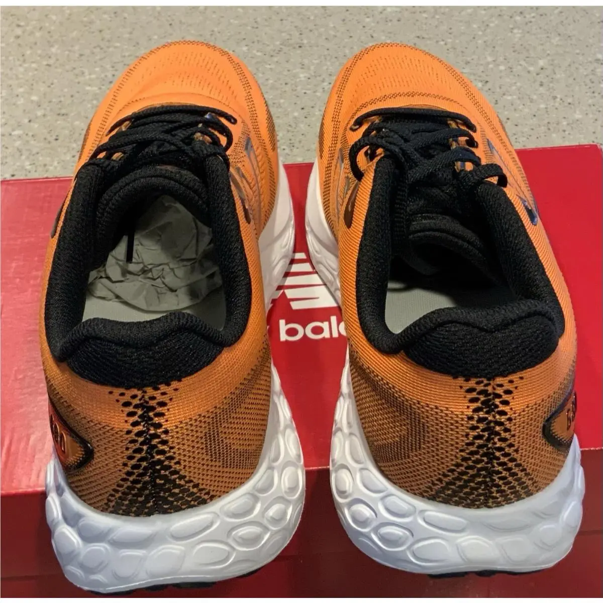 New Balance shoes - New Balance 680 - M680RO8 - Sizzle (Orange) / Black / Dark Silver Metallic (UPC: 197968088949) 2