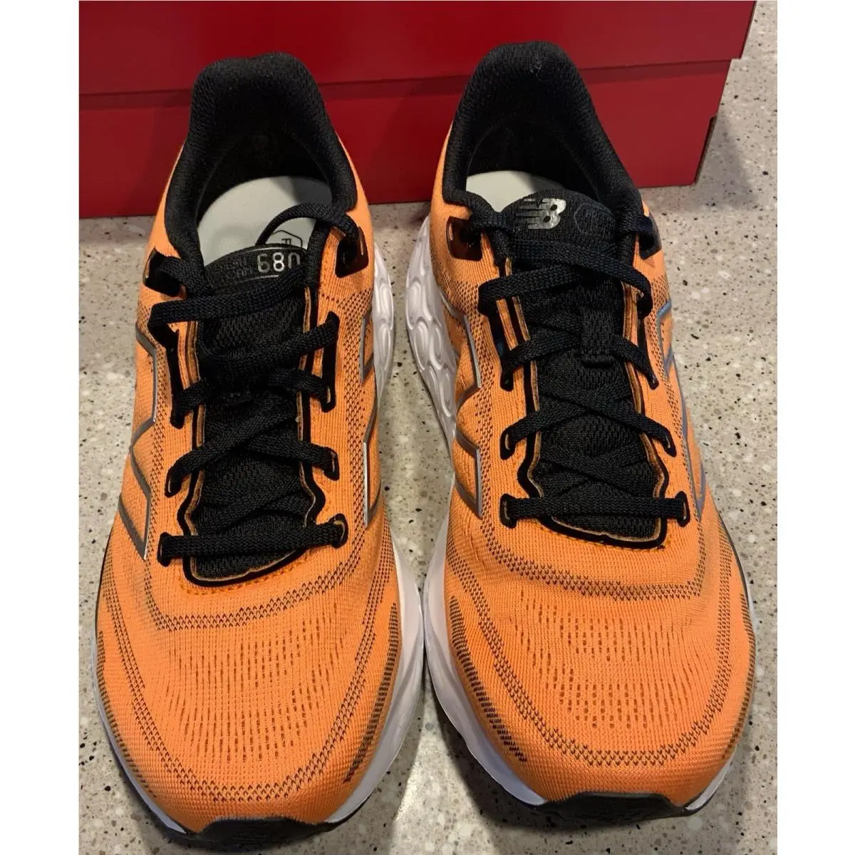New Balance shoes - New Balance 680 - M680RO8 - Sizzle (Orange) / Black / Dark Silver Metallic (UPC: 197968088949) 4