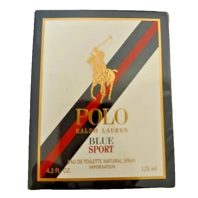 Polo Blue Sport by Ralph Lauren Eau De Toilette Spray 4.2fl. oz/125ml
