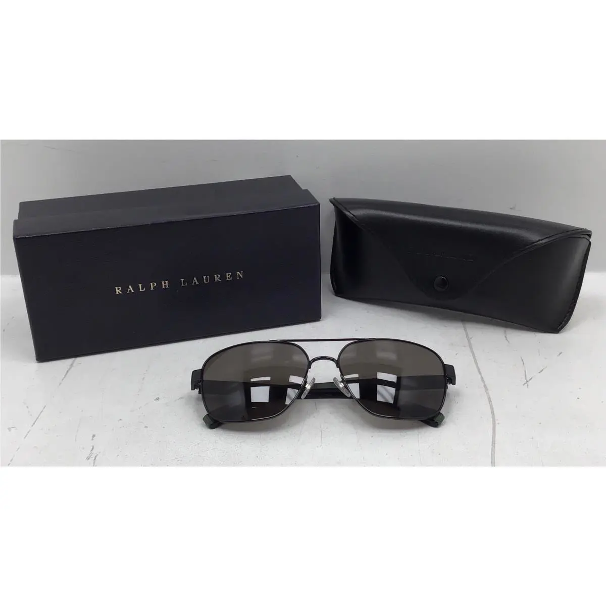 Polo Ralph Lauren Men’s PH3154 Square Sunglasses In Black