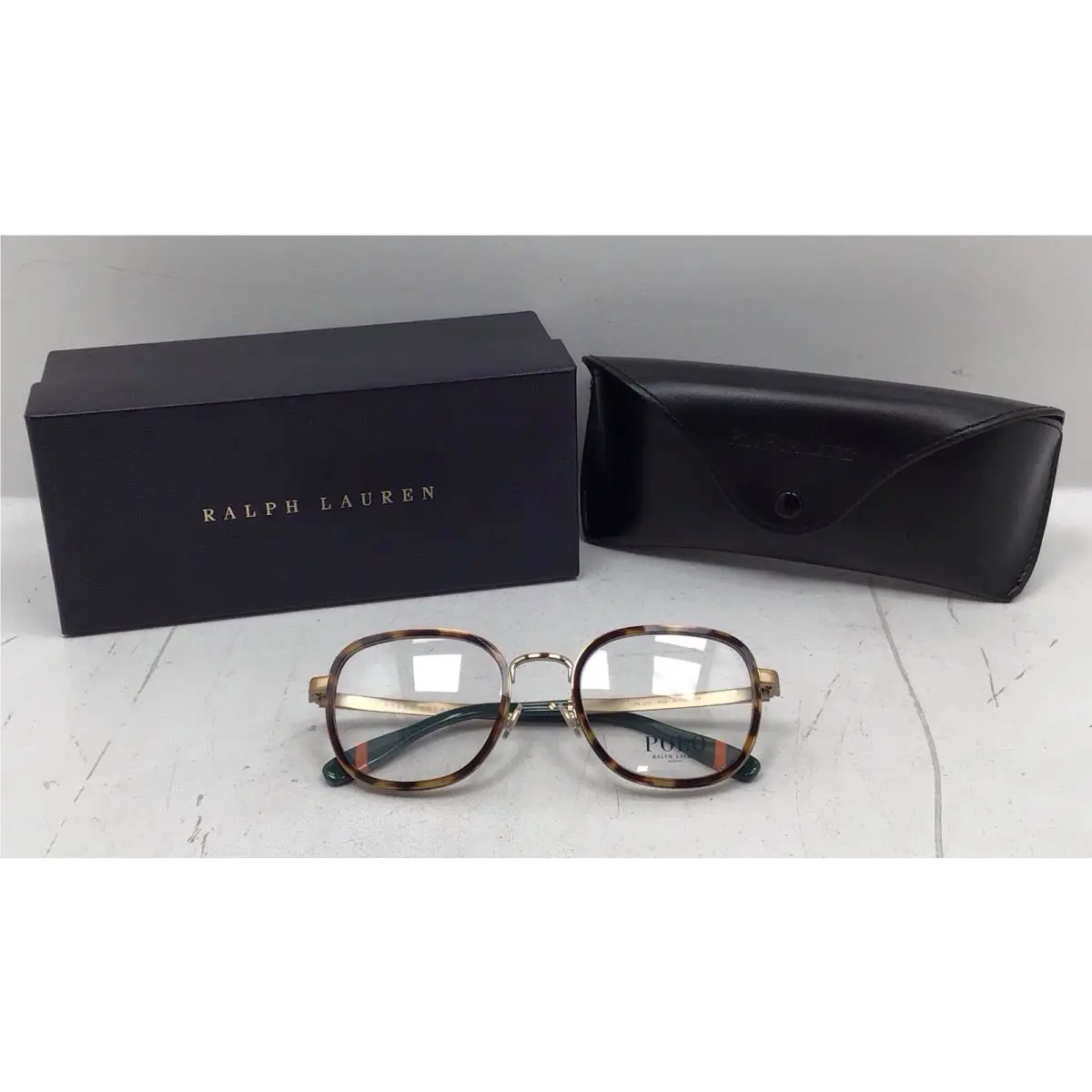 Polo Ralph Lauren Men’s Eyeglasses In Tortoise and Green PH1231