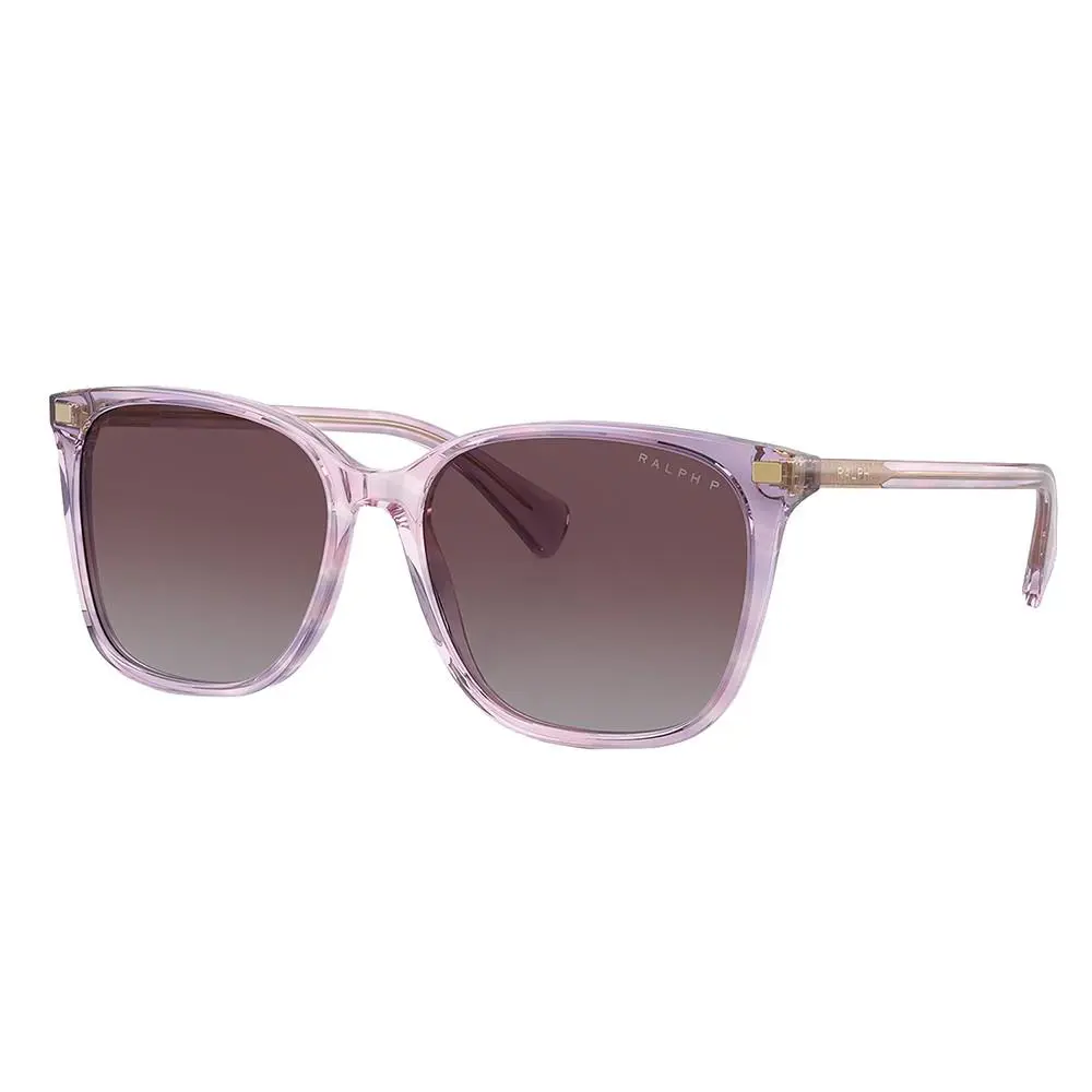 Ralph Lauren RA 5293 603662 Striped Purple Plastic Sunglasses Purple Polarized - Frame: Purple, Lens: Purple
