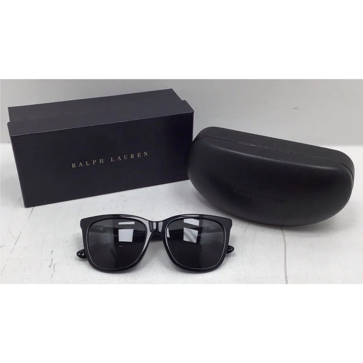 Polo Ralph Lauren Women’s PH4201U Shiny Black Sunglasses Size 55
