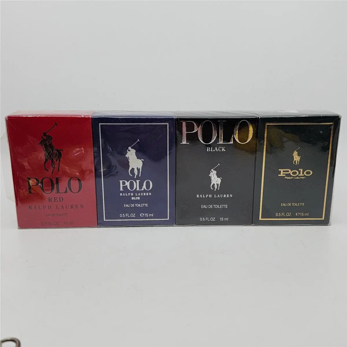 Polo World Of Mini Coffret By Ralph Lauren 4 Piece 0.5 oz Travel Gift Set