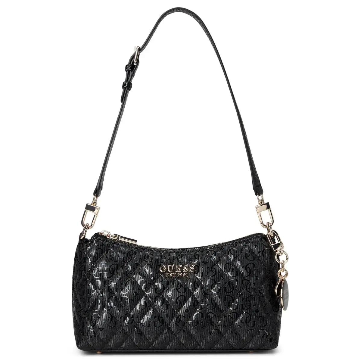 Woman`s Handbags  Isemay Shoulder Bag Black by Guess