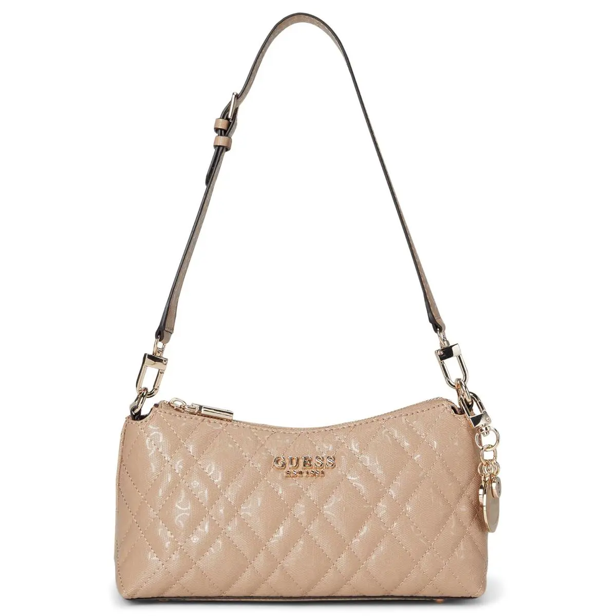 Woman`s Handbags  Isemay Shoulder Bag Pale Mocha by Guess