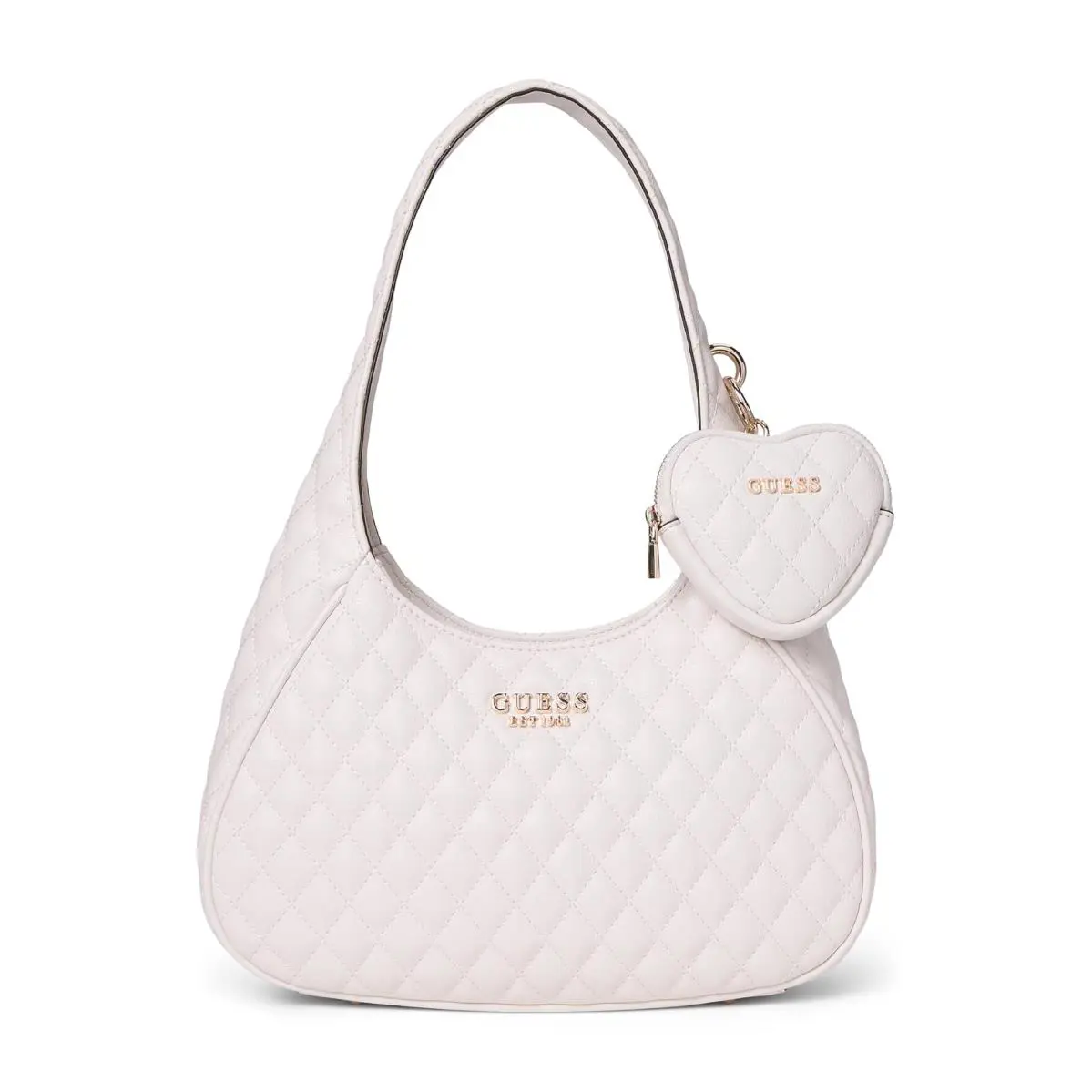 Woman`s Handbags  Atabey Hobo Off White by Guess