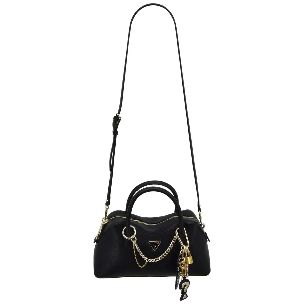 Davina Women`s Handbag Black-BG06 by Guess