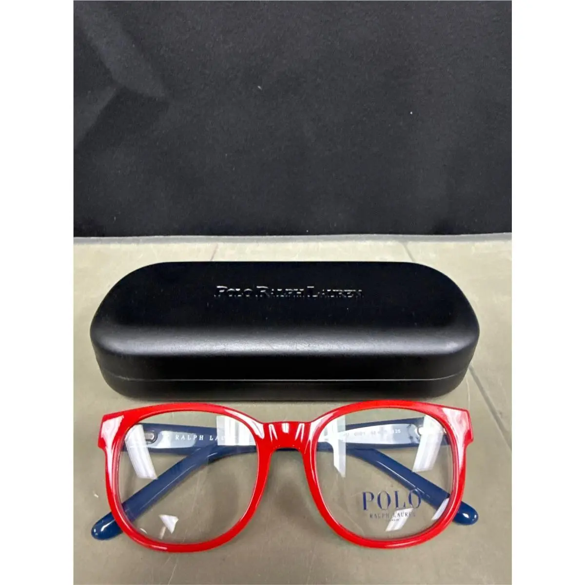 Ralph Lauren Polo Prep 8549U Eyeglasses 6091 - Red Unisex Round