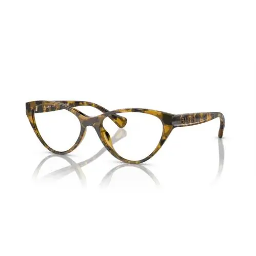 Ralph Lauren 7159U Demo Lens Eyeglasses Yellow Havana 52-17-140 w/ Case