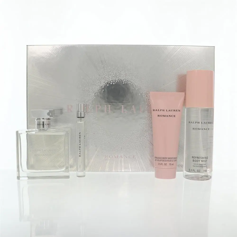 Romance by Ralph Lauren Gift Set For Women 4 Piece Gift Set For Women - 3.4 Oz