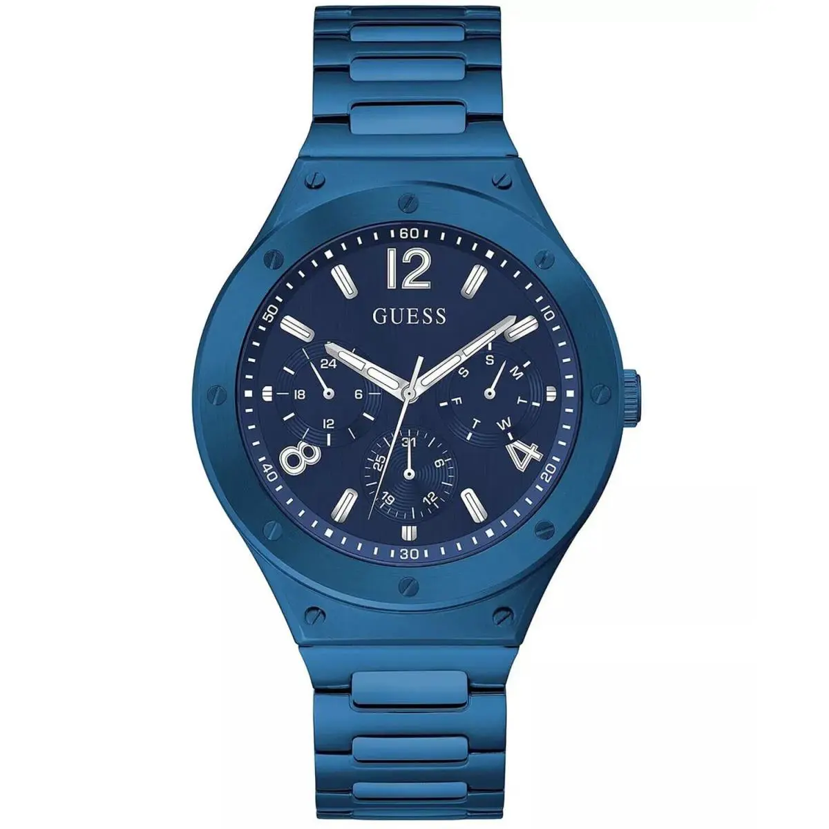 Men`s Scope Multifunction Blue Dial Watch - GW0454G4 by Guess