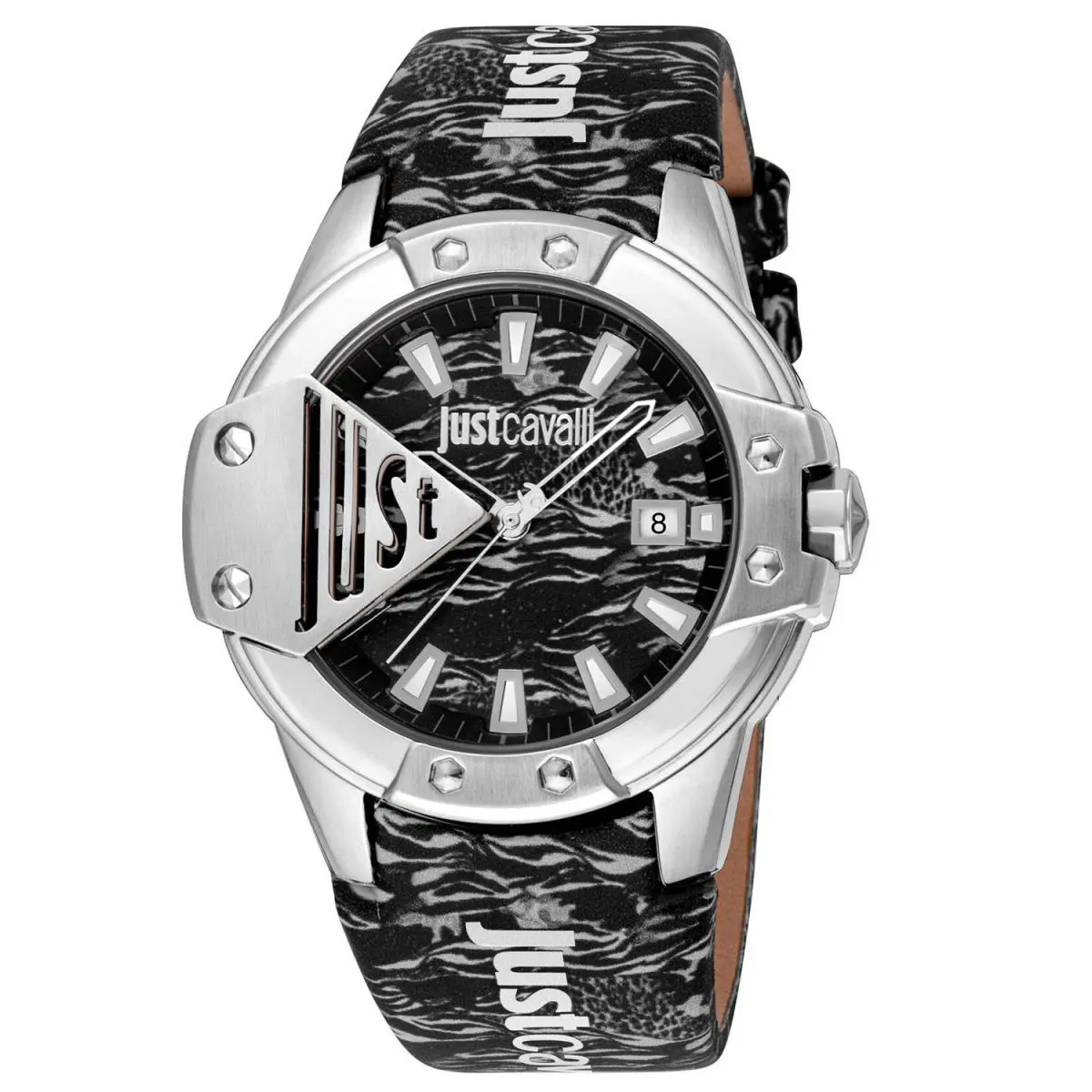 Just Cavalli Women`s Scudo Black Dial Watch - JC1G260L0025