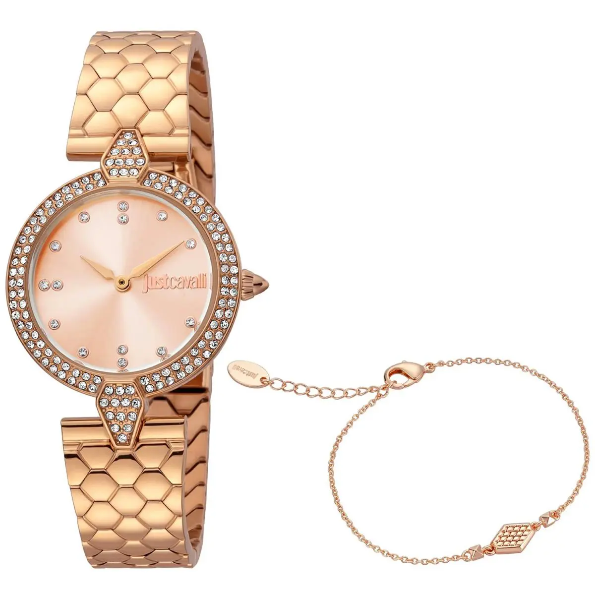 Just Cavalli Women`s Set Rose Gold Dial Watch - JC1L159M0075