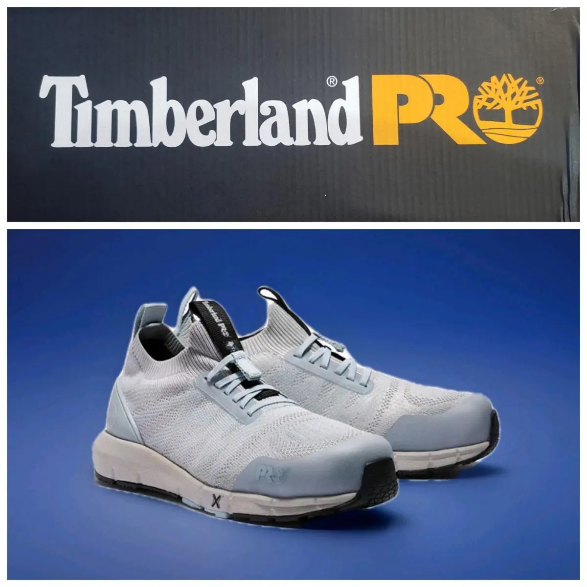 Timberland shoes - Timberland PRO Radius Knit Comp-Toe - Grey/Blue 22