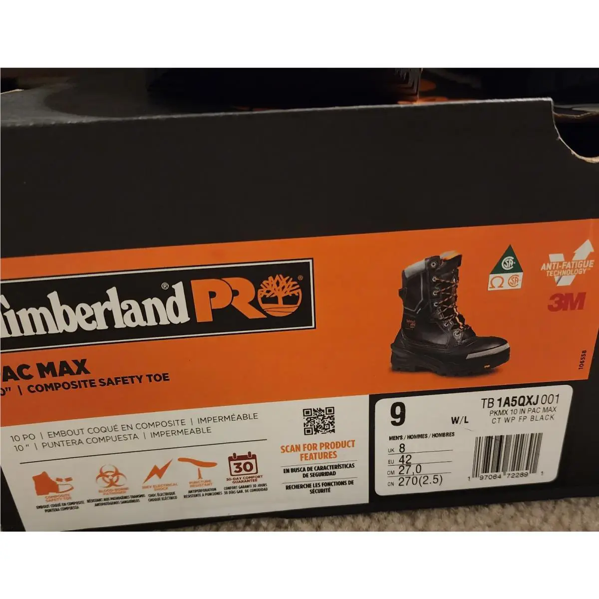 Timberland shoes - Pac Max - Pac Max - TB 1A5QXJ001 - Black 9