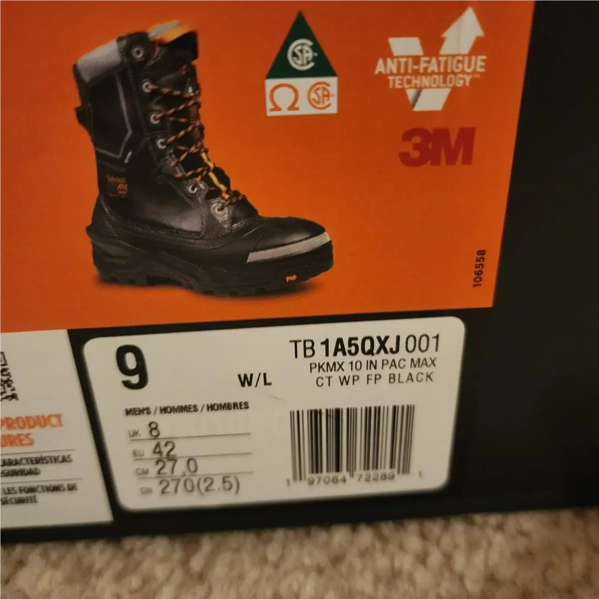 Timberland shoes - Pac Max - Pac Max - TB 1A5QXJ001 - Black 10