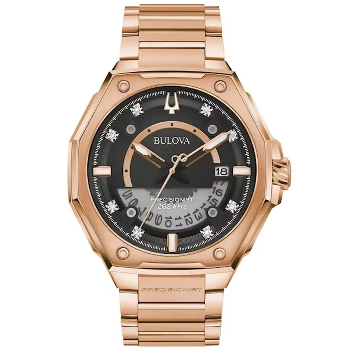 Bulova Men`s Series X Black Dial Watch - 97D129