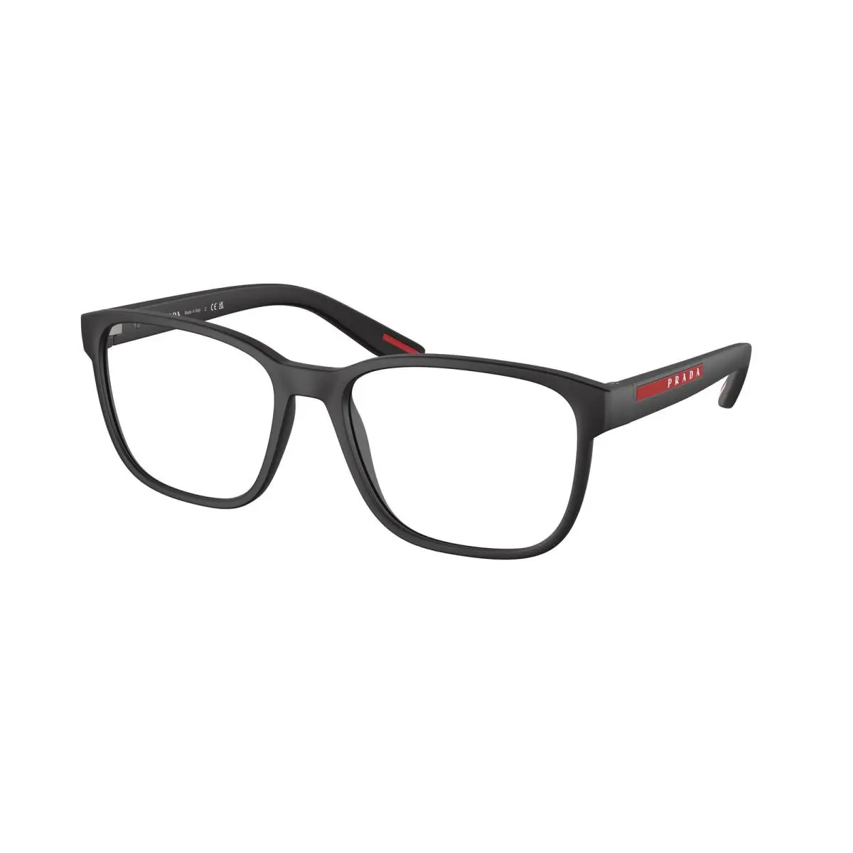 Prada Linea Rossa PS 6PV Black Rubber DG01O1 Eyeglasses