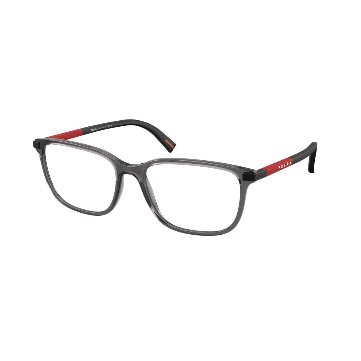 Prada Linea Rossa PS 2RV Transparent Anthracite 01D1O1 Eyeglasses