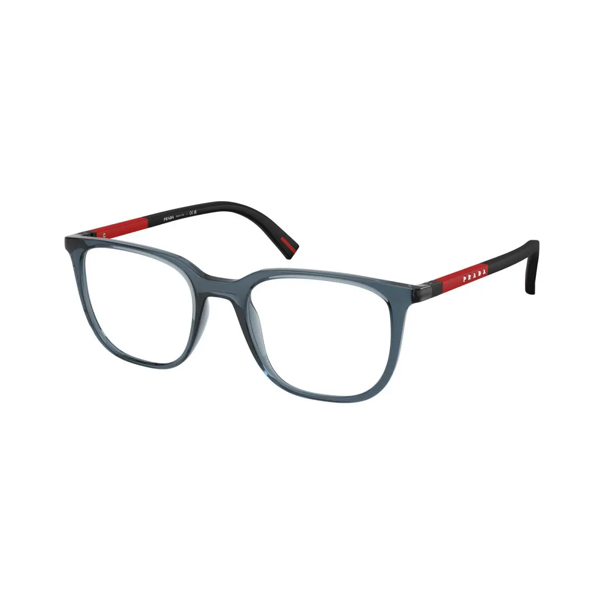 Prada Linea Rossa PS 4RV Transparent Blue CZH1O1 Eyeglasses