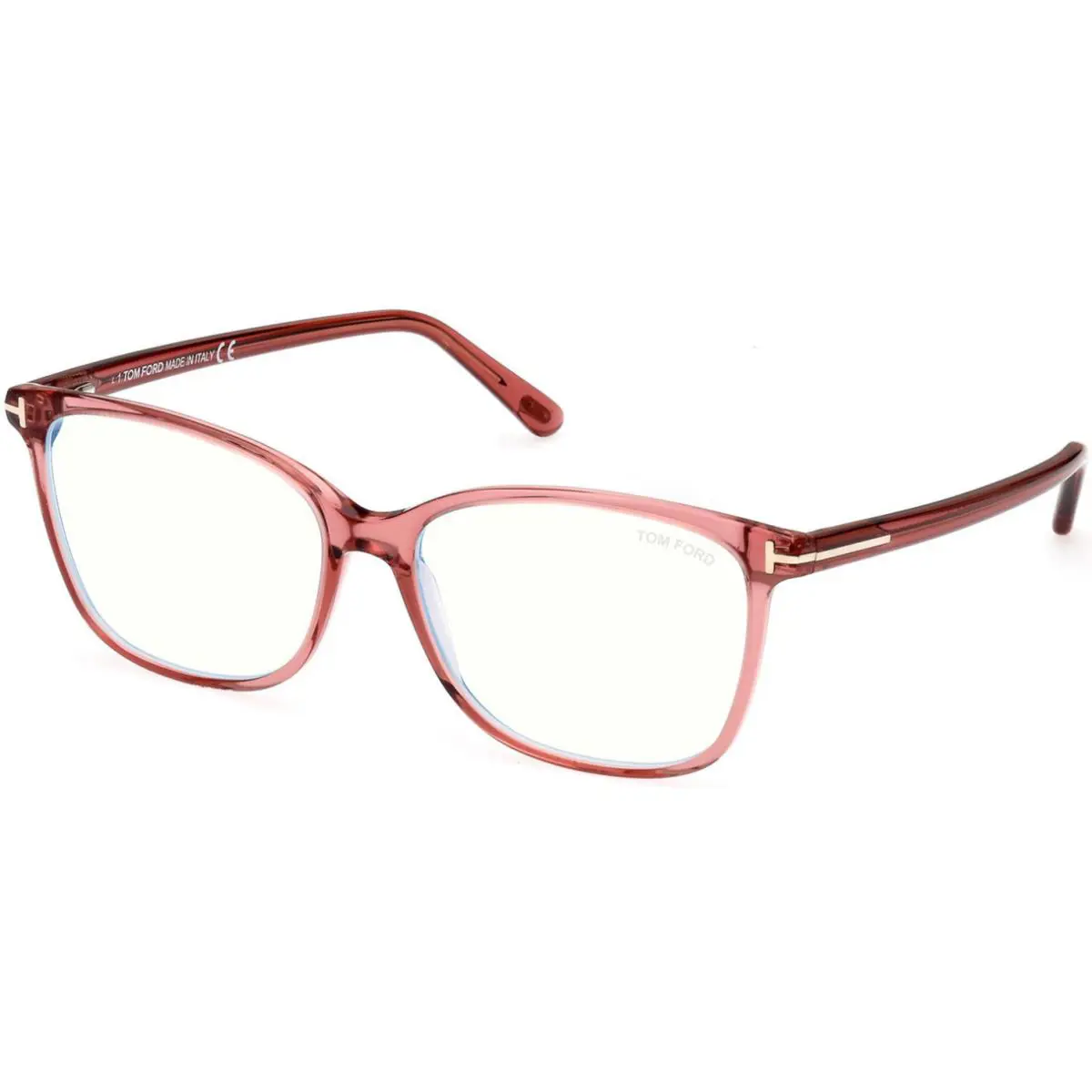 Tom Ford FT5842-B Shiny Light Pink Shiny Light Pink 074 Eyeglasses