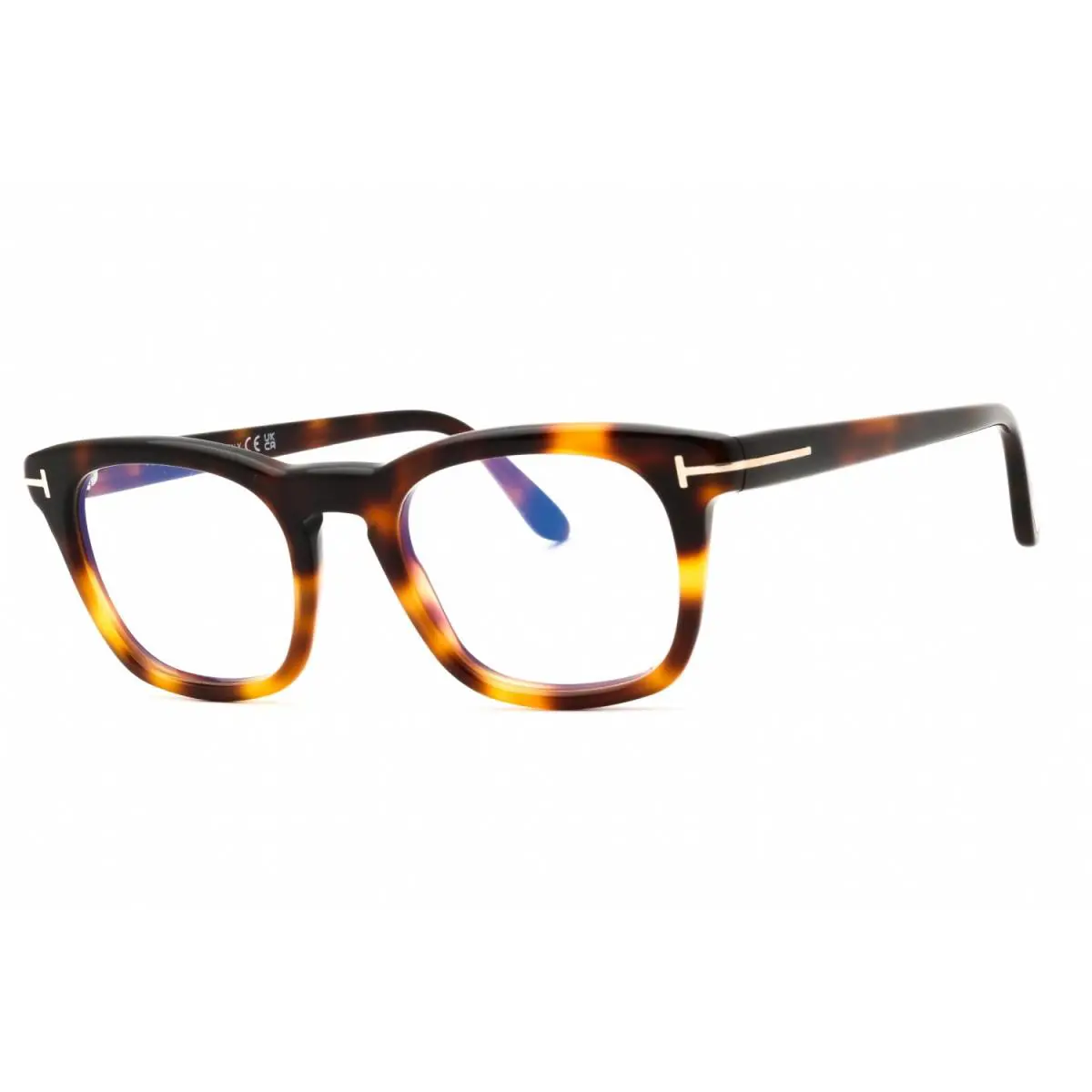 Tom Ford FT5870-B 056 Eyeglasses Havana Clear Frame 50mm