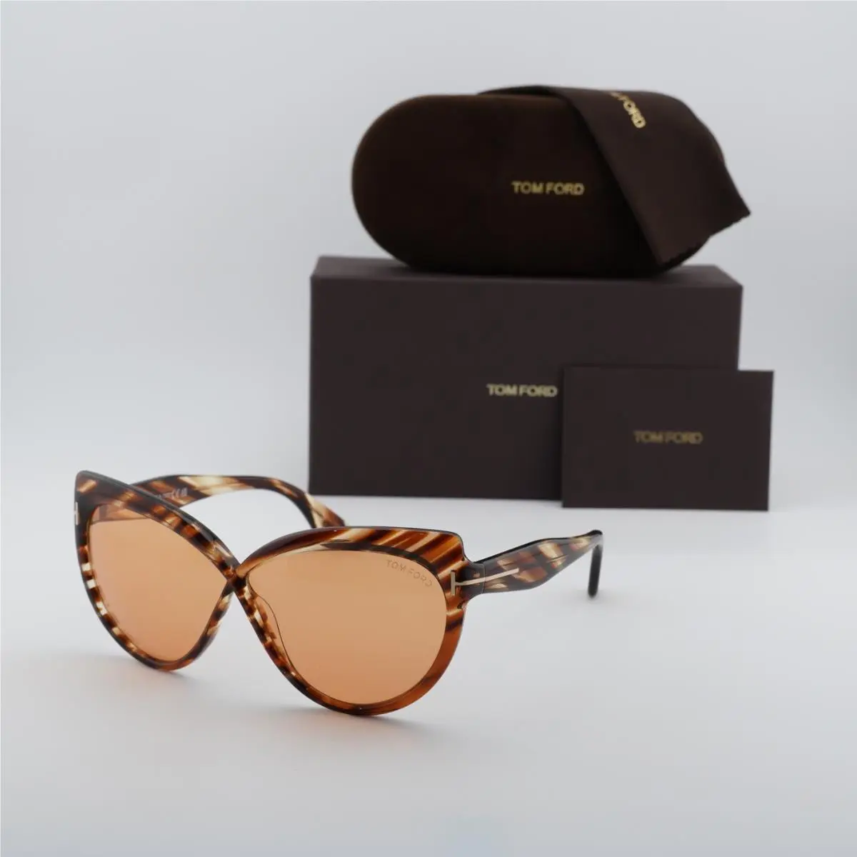 FT1196 53E Blonde Havana/brown 65-05-140 Sunglasses by Tom Ford