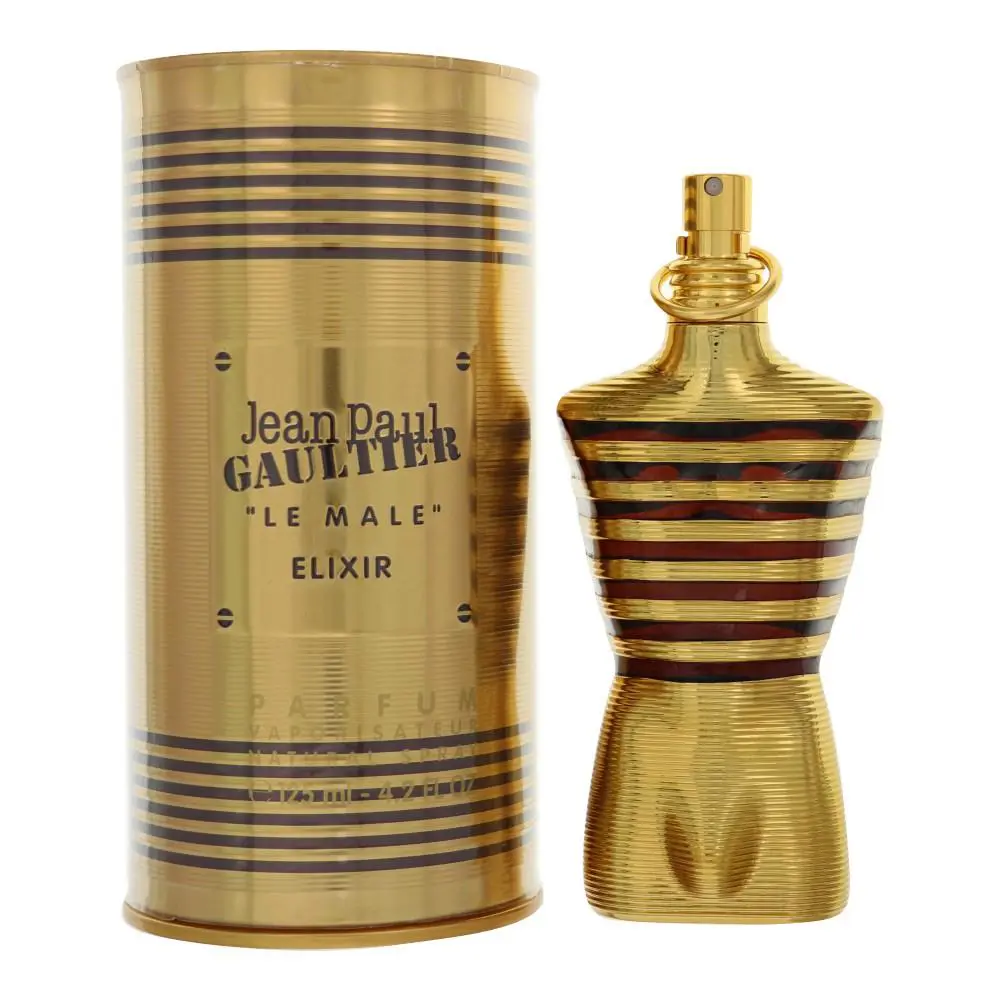 Le Male Elixir by Jean Paul Gaultier Box For Men 4.2 Oz Parfum Spray