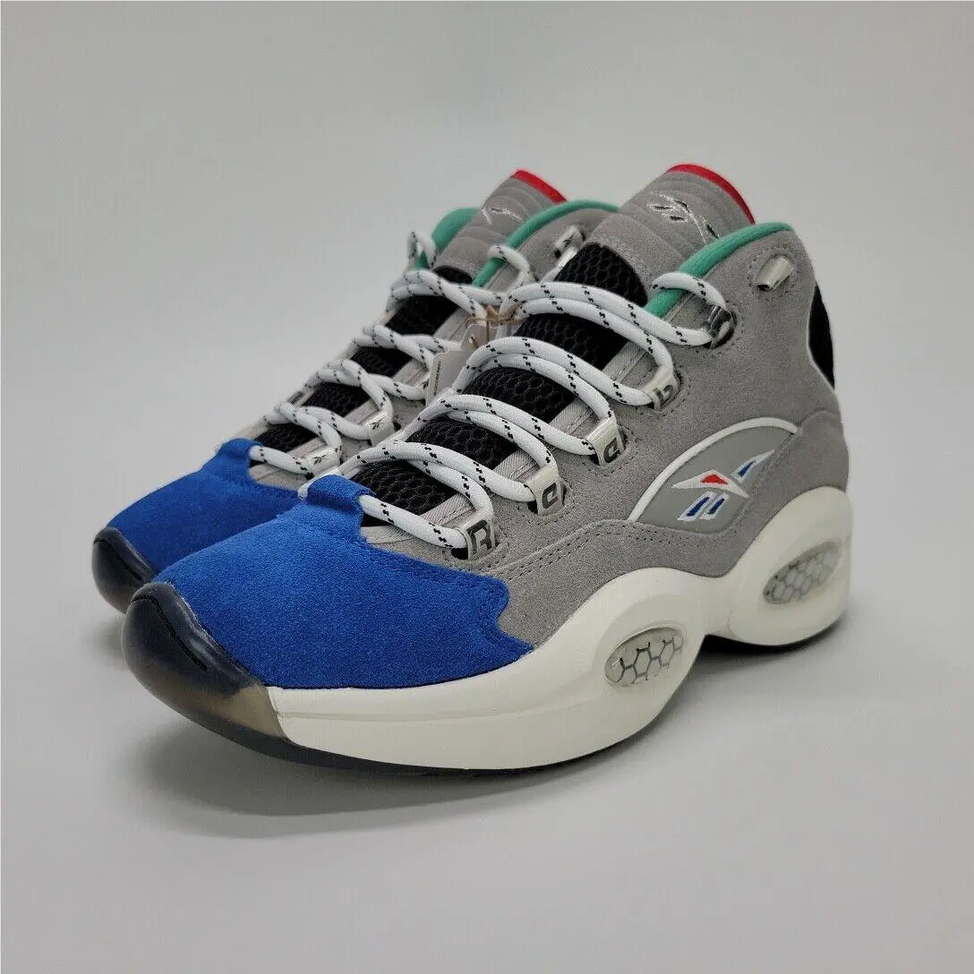 Reebok shoes - Reebok Question Mid - Question Mid - GZ7283 - Mgh Solid Grey / Vector Blue / Black 0