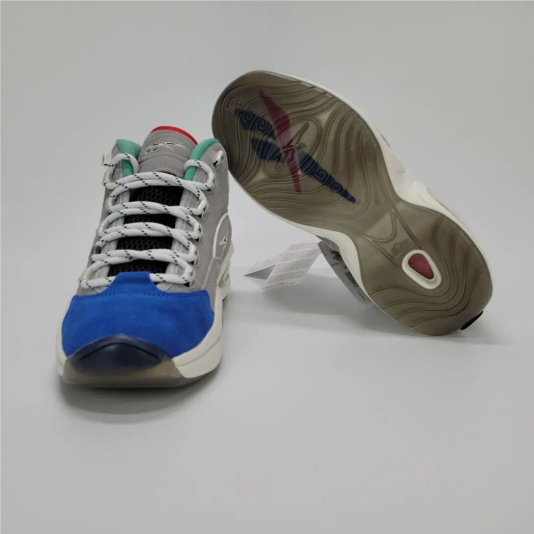Reebok shoes - Reebok Question Mid - Question Mid - GZ7283 - Mgh Solid Grey / Vector Blue / Black 5