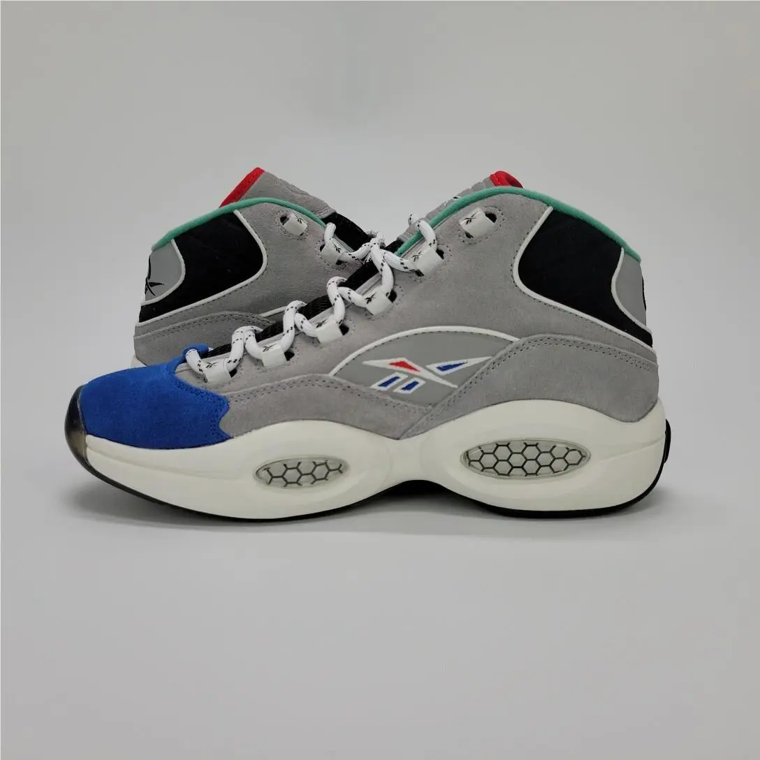 Reebok shoes - Reebok Question Mid - Question Mid - GZ7283 - Mgh Solid Grey / Vector Blue / Black 12