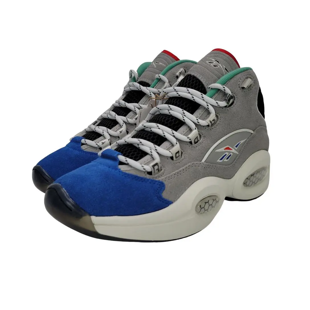 Reebok shoes - Reebok Question Mid - Question Mid - GZ7283 - Mgh Solid Grey / Vector Blue / Black 7