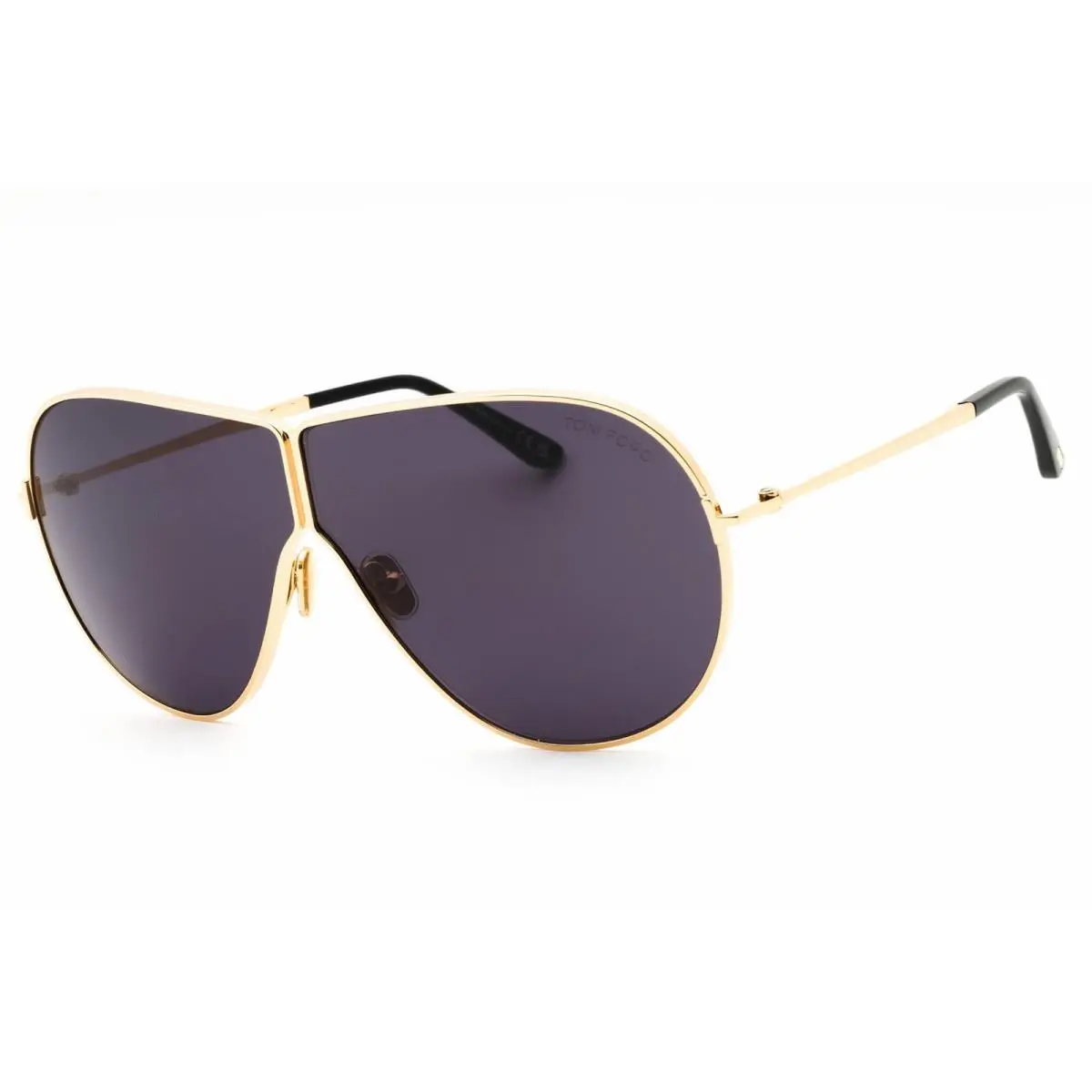 Tom Ford Unisex Sunglasses Oversized Shape Deep Gold Full Rim Frame FT1158 30A
